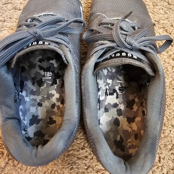 Nobull Outwork Wild Shoes Black Gray Camouflage Sneakers Mens 7.5 Womens 9 - Picture 8 of 11